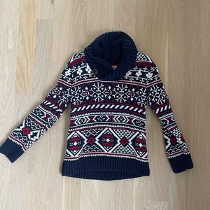 H&M Shawl Collar Winter Sweater